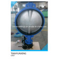 Casting Steel Manual Operated Rubber Lined Wafer Butterfly Valve